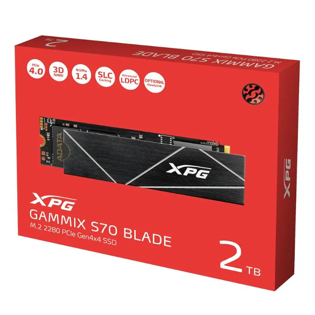 ADATA XPG SSD GAMMIX S70 BLADE 2TB PCIe 4.0 NVMe 4