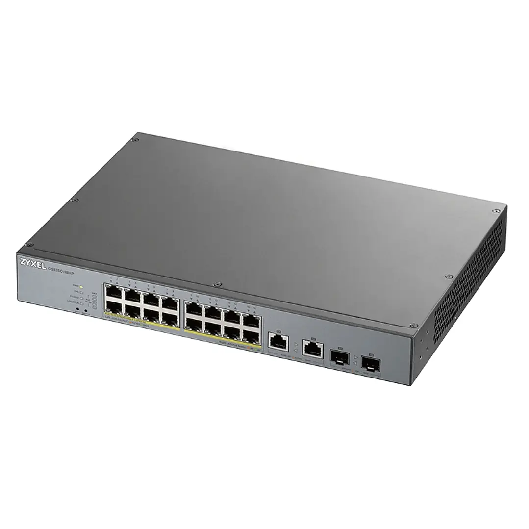 ZyXEL GS1350-18HP Switch 16xGB PoE 2xSFP 250W 1