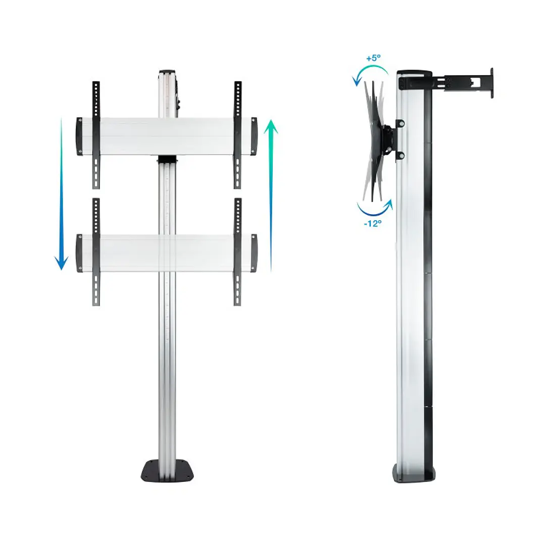 Tooq FS2270M-B Soporte suelo fijo  37-70