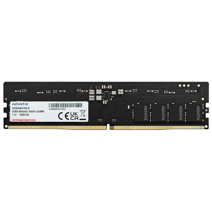 ADATA RAM AD5U560016G-S 16GB 5600Mhz DDR5 DIMM 1