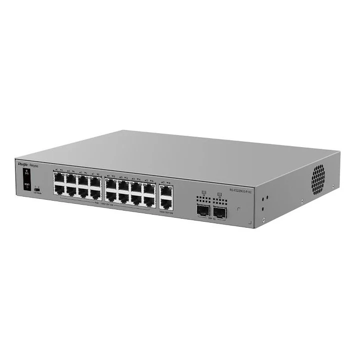 Reyee RG-ES220GS-P-V2 Switch Cloud 16P PoE+ + 2P 1 2