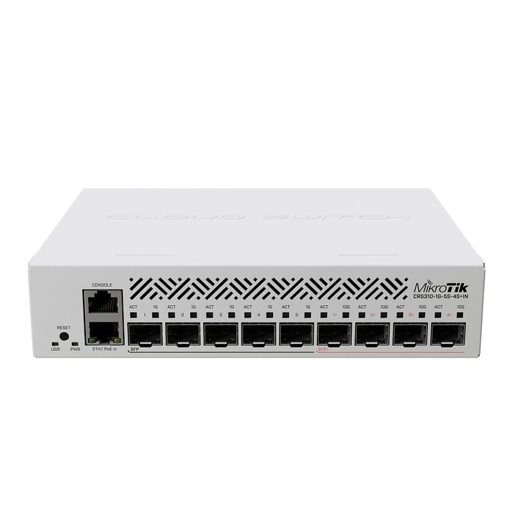 MikroTik CRS310-1G-5S-4S+IN Switch 5xSFP 4xSFP+ 1
