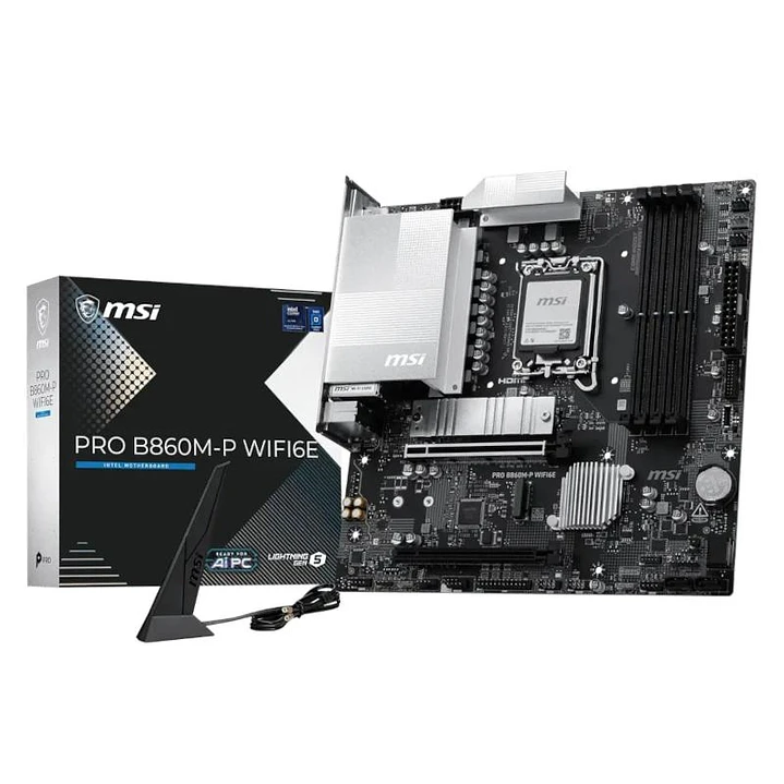 MSI Placa Base PRO B860M-P WIFI6E mATX D5 1851 1
