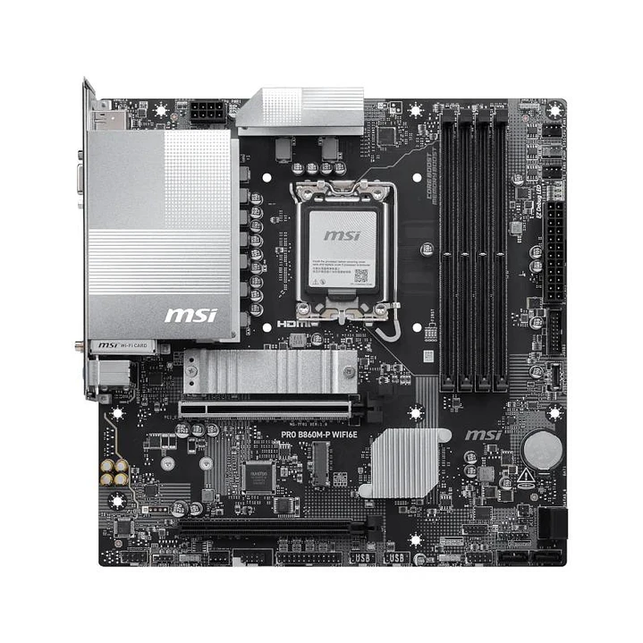 MSI Placa Base PRO B860M-P WIFI6E mATX D5 1851 2