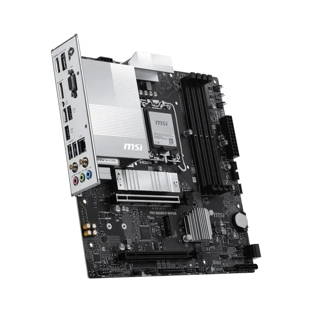 MSI Placa Base PRO B860M-P WIFI6E mATX D5 1851 3