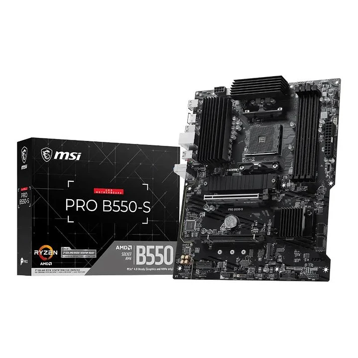 MSI Placa Base PRO B550-S  DDR4 AM4 1