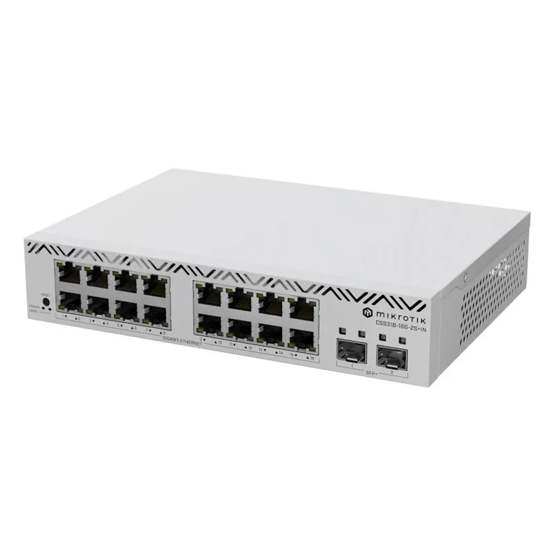 MikroTik CSS318-16G-2S+IN Switch 16xGbE 2xSFP+ 4
