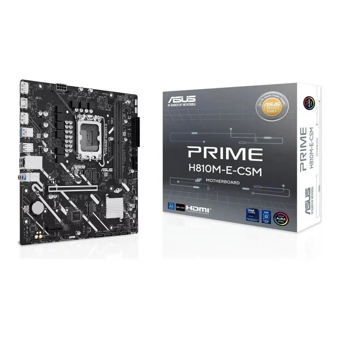ASUS PLACA BASE PRIME H810M-E CSM mATX 1851 1