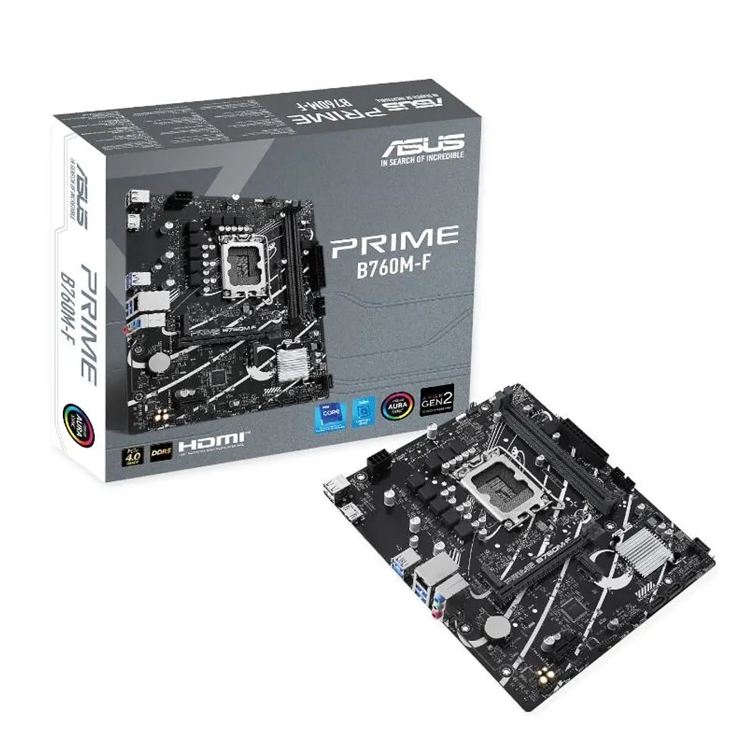 ASUS Placa Base PRIME B760M-F DDR5 mATX 1700 1