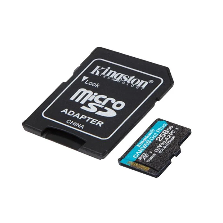 Kingston microSD Canvas Go! Plus 4 256GB 200 MB-s 3