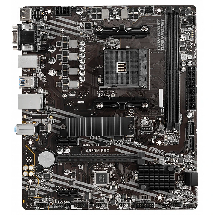 MSI Placa Base A520M PRO mATX AM4 4