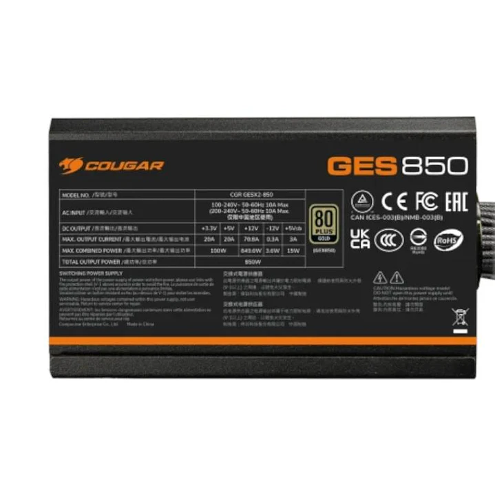 Cougar Fuente GES 750w 80+ Gold 3