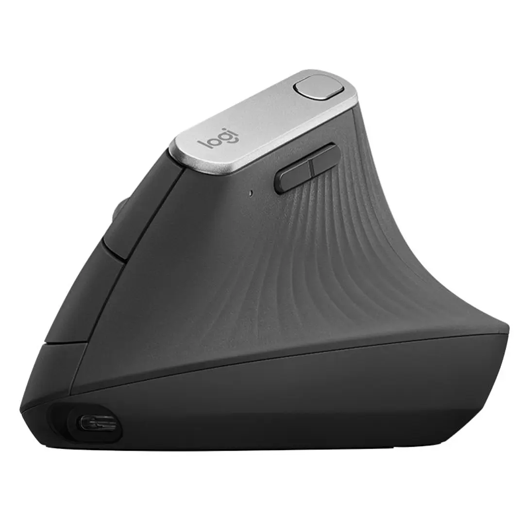 Logitech MX Vertical Ratón ergonómico Negro 3