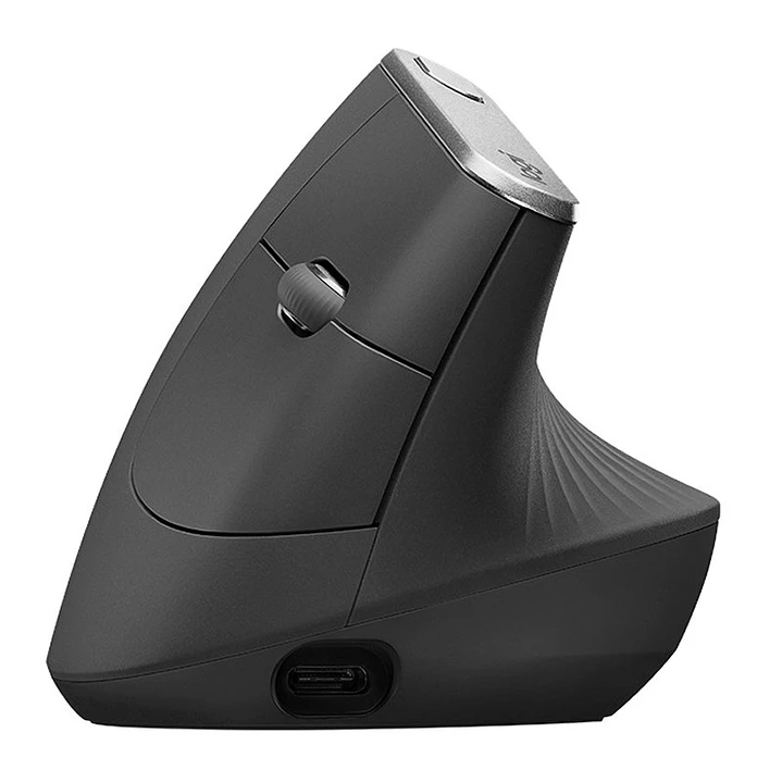 Logitech MX Vertical Ratón ergonómico Negro 4