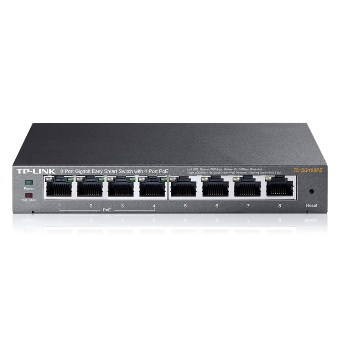 TP-LINK TL-SG108PE Switch 8xGB 4xGB PoE 1