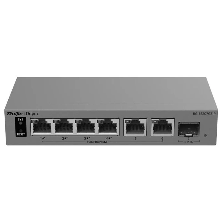 Reyee RG-ES207GS-P Switch Cloud 4P PoE + 2P 1G + 1 1