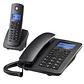MOTOROLA C4201 Telefono Combo Fijo + DECT Negro - thumbnail 1