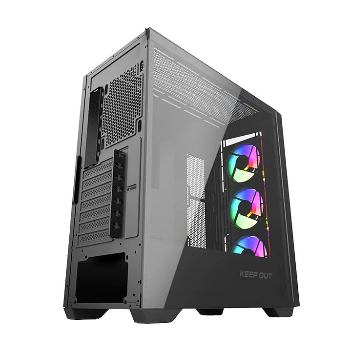Keep Out Caja M-Atx KO XC-500 ARGB Usb3 BlackGlass 4