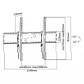 Tooq LP42130T-B soporte tv 60-100