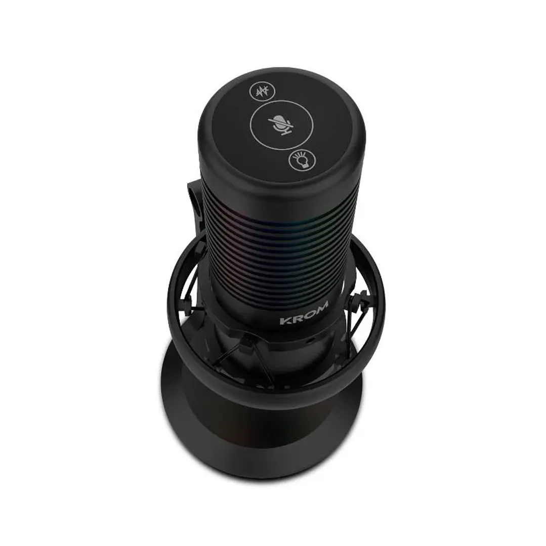 KROM Microfono KAZE Streaming Rgb 3
