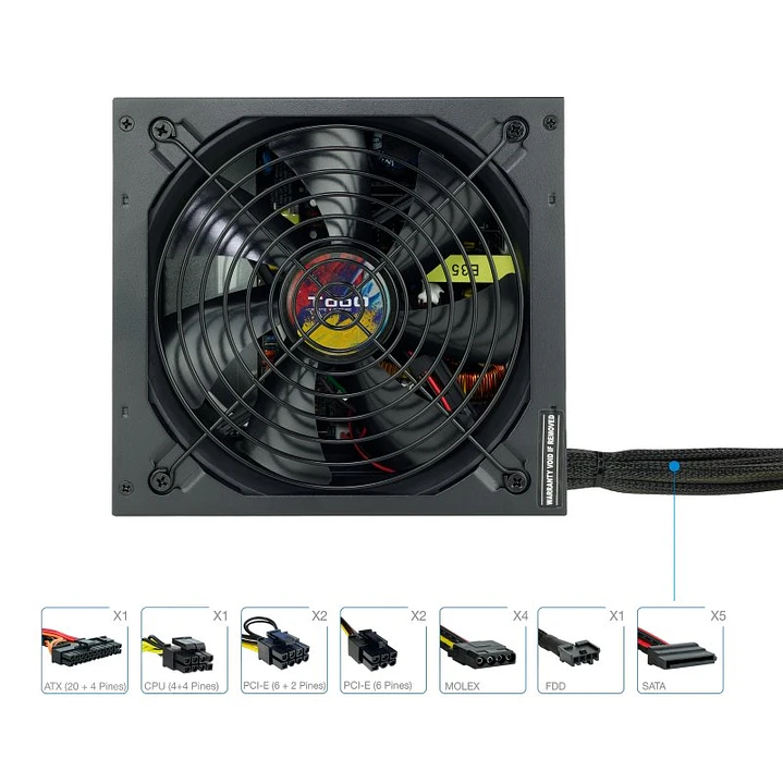 Tooq Fuente Alimentación TQAPOLO-750SP 750W 1
