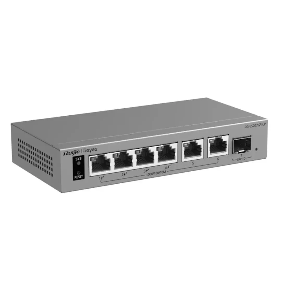 Reyee RG-ES207GS-LP Switch Cloud 4P PoE + 2P 1G + 2