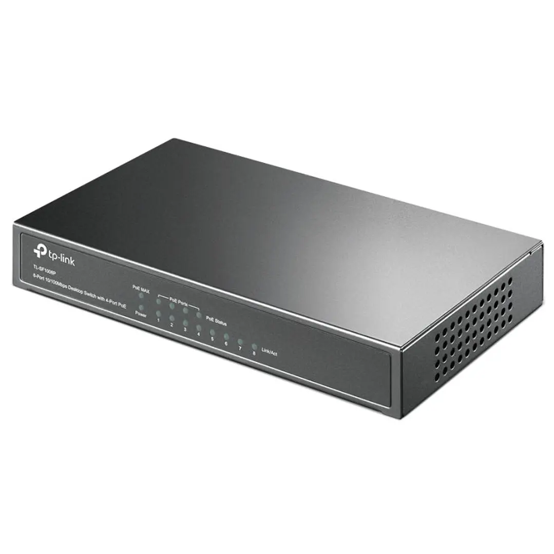 TP-LINK TL-SF1008P Switch 8x10/100Mbps 4xPoE Metal 2