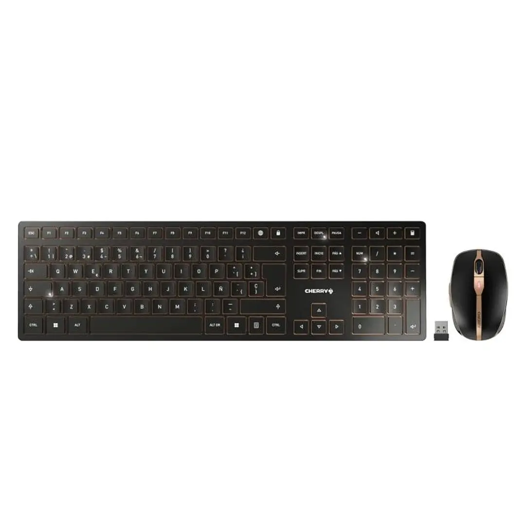 CHERRY Teclado+ratón combo Bluetooth-Inalámbrico 1