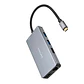Nanocable Hub USB-C 3xUSB-A+2xHDMI+RJ45+TF+SD+PD - Miniatura 1