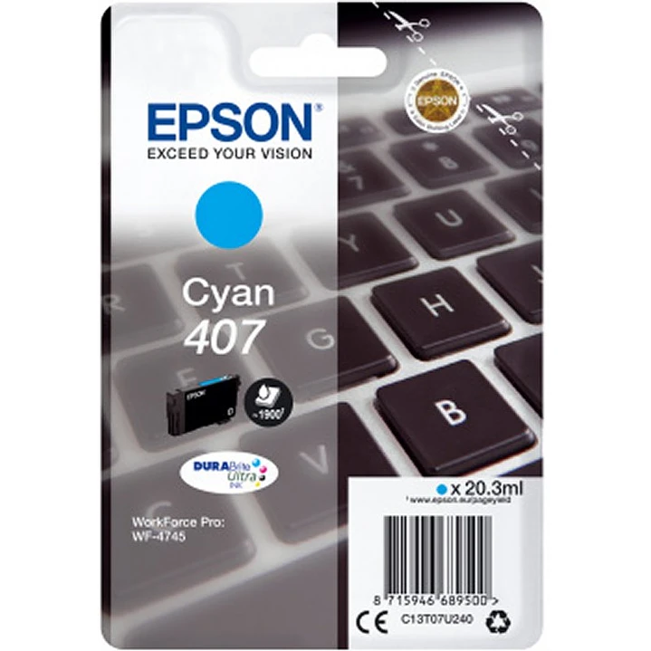 Epson Cartucho WF-4745 Cyan 1