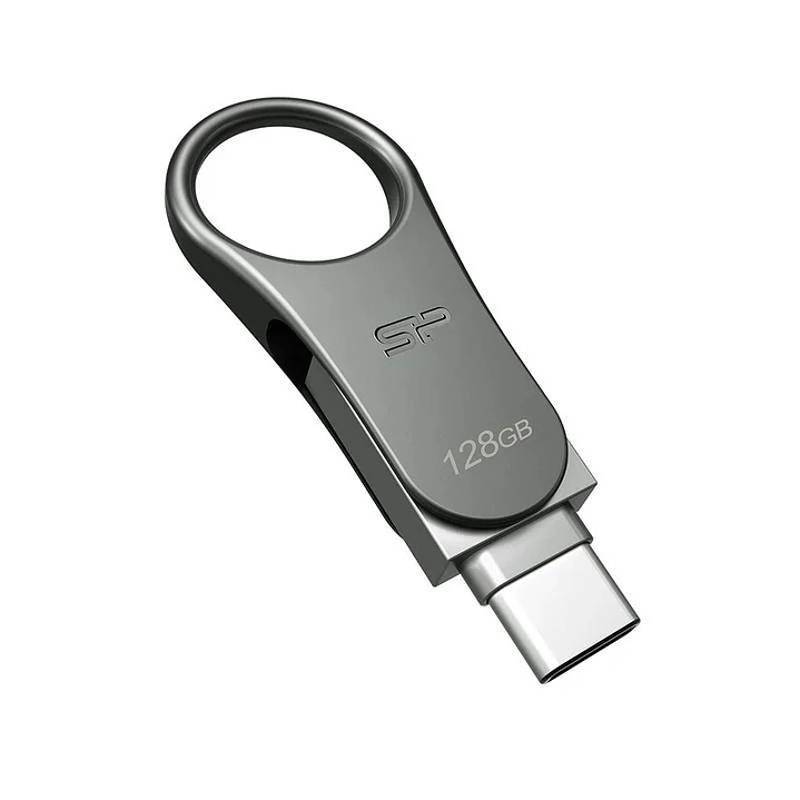 SP Lapiz USB C80 USB-C 3.2 128GB Dual Metalico 1
