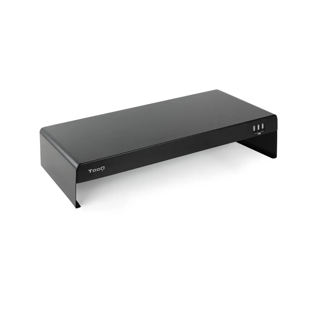 Tooq Soporte elevador monitor/portátil 3xUSB negro 1