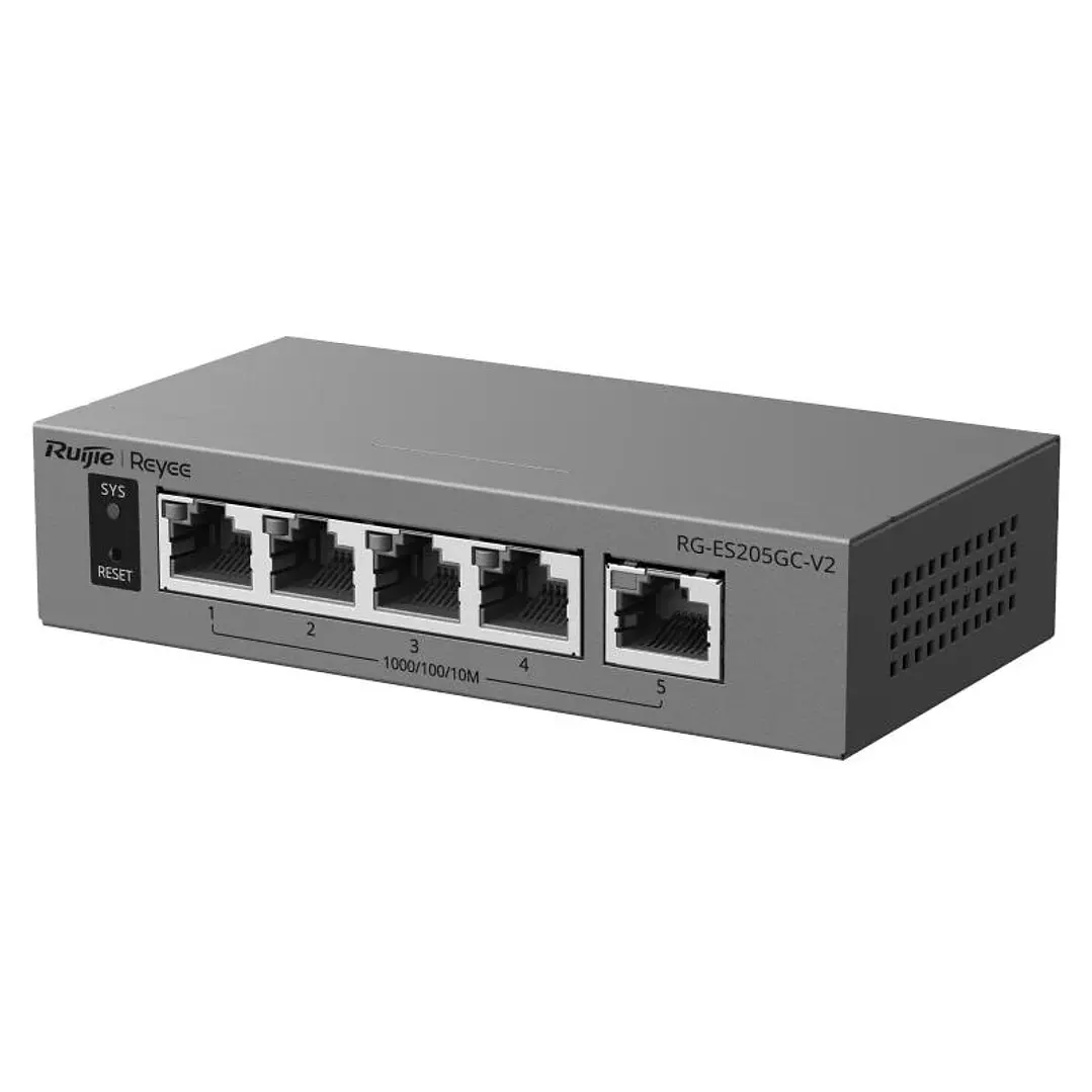 Reyee RG-ES205GC-V2 Switch Cloud 5P Gigabit No PoE 2