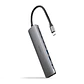 Nanocable Hub 8en1 USB-A+USB-C+HDMI+USB-C PD+Jack - Thumbnail 1