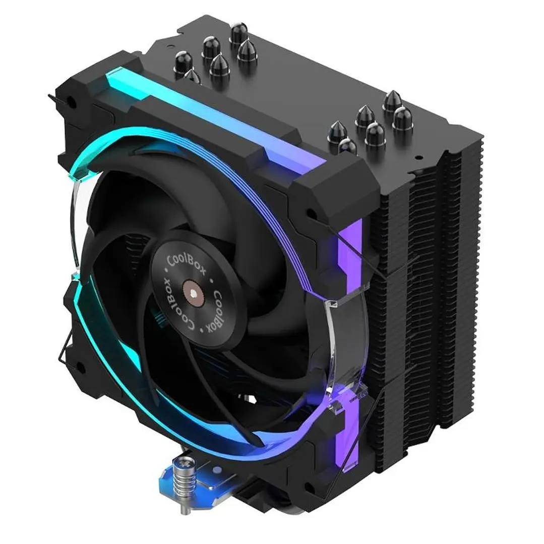 Coolbox Gaming Disipador CPU 6 Heatpipes 240W ARGB 1