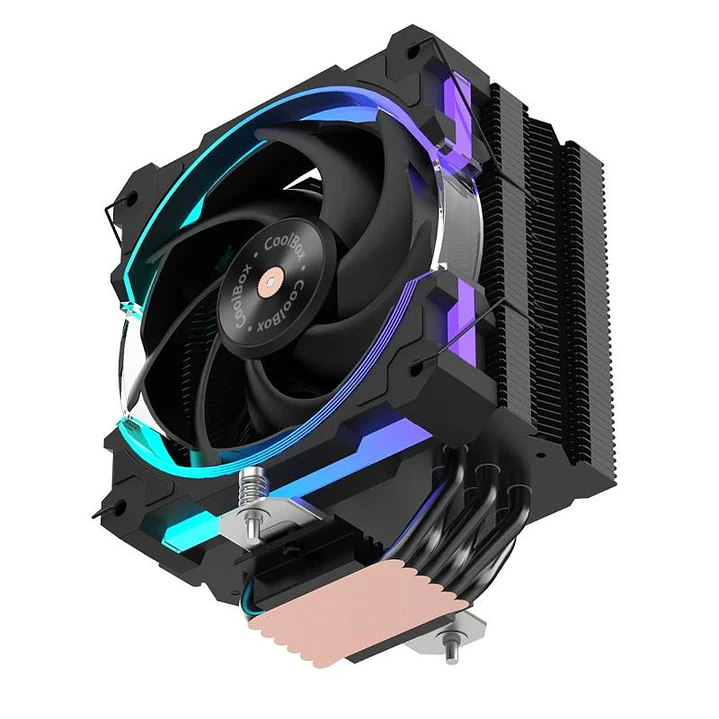 Coolbox Gaming Disipador CPU 6 Heatpipes 240W ARGB 2