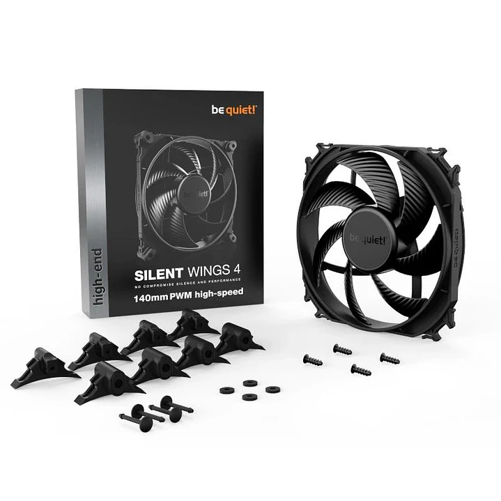 be quiet! Ventilador Silent Wings 4 140mm Negro 3