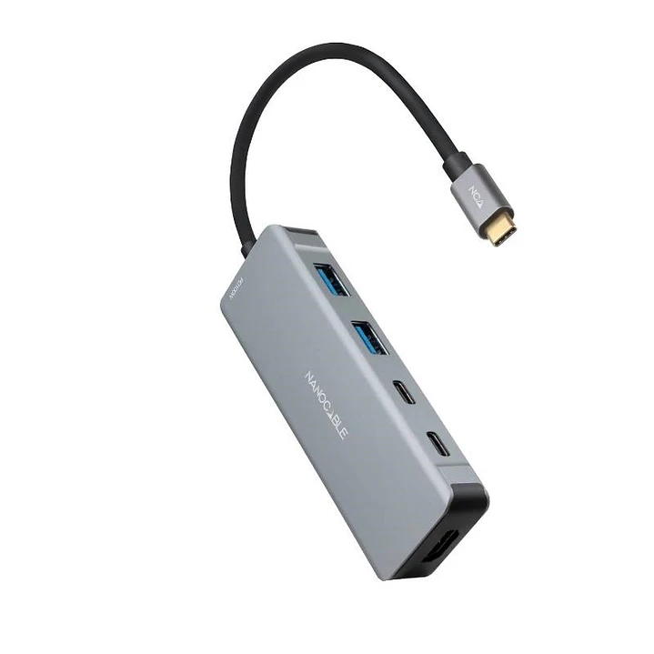 Nanocable Hub USB-C 2xUSB-A+2xUSB-C+HDMI+USB-C PD 1