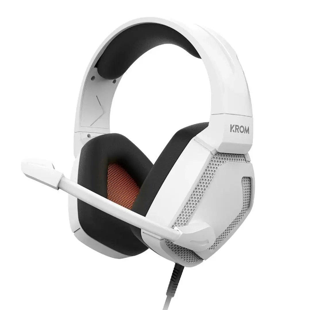 KROM KOPA PRO | AURICULAR GAMING STEREO BLANCO 1
