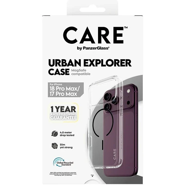 Care Urban Case Trans Black MagSafe iP 18PMx 17PMx 1