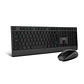 NOX LITE DUO Teclado+Ratón Inalámbrico Negro - vignette 2