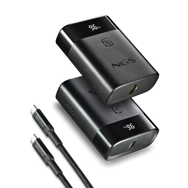 NGS BATERIA EXTERNA PORTATIL CARGA RAPIDA 22,5W 3
