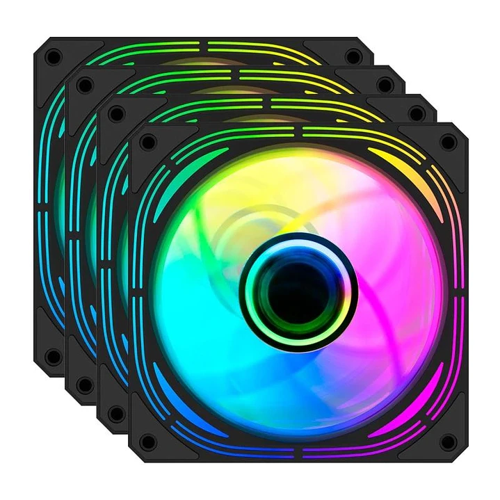 Coolbox KIT 4 Vent.12cm ARGB Infinity Pro 1