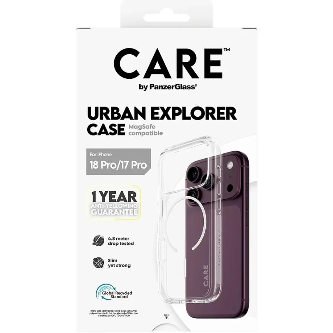 Care Urban Case Trasparent MagSafe iP 18Pro 17Pro 1