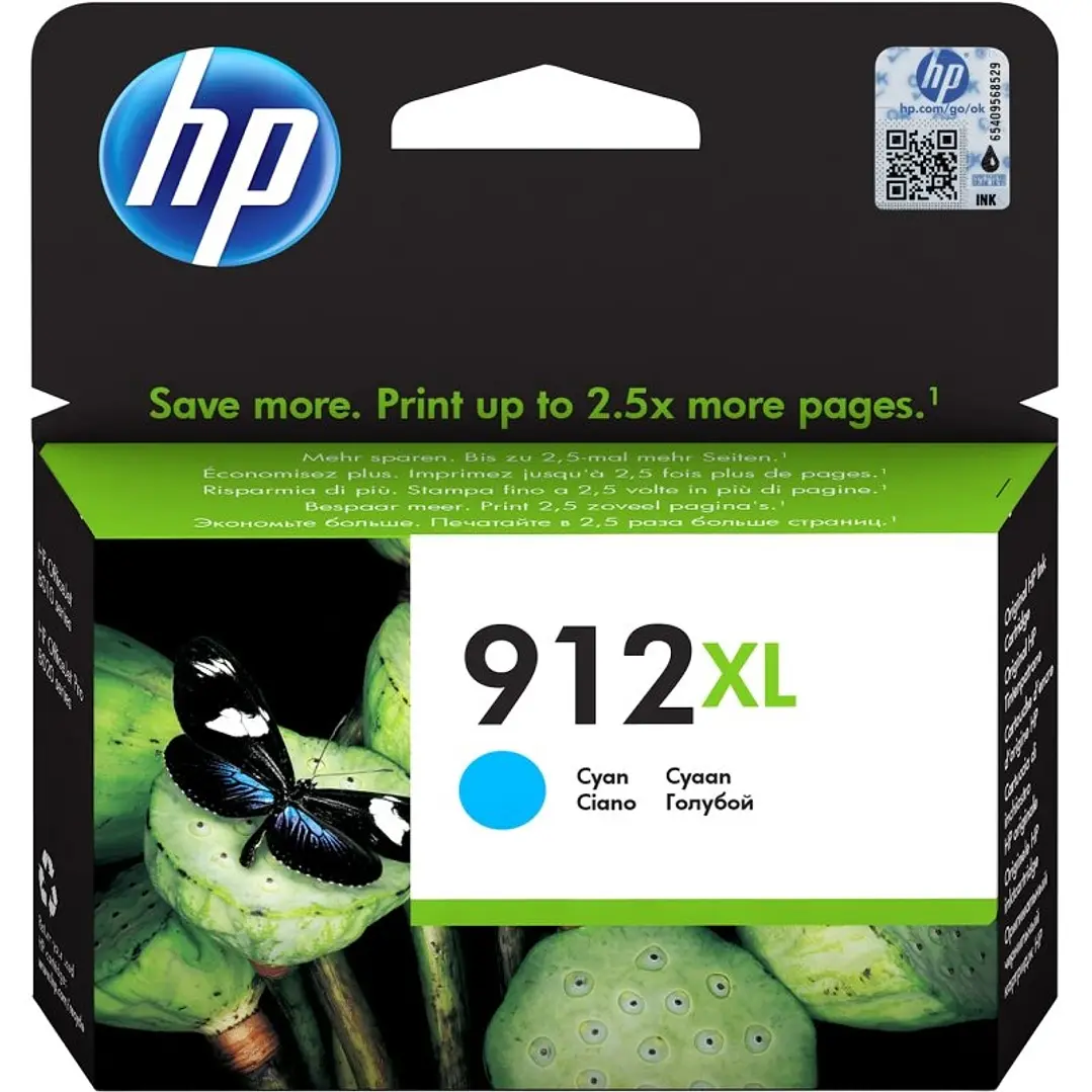 HP Cartucho 912XL Cyan 1