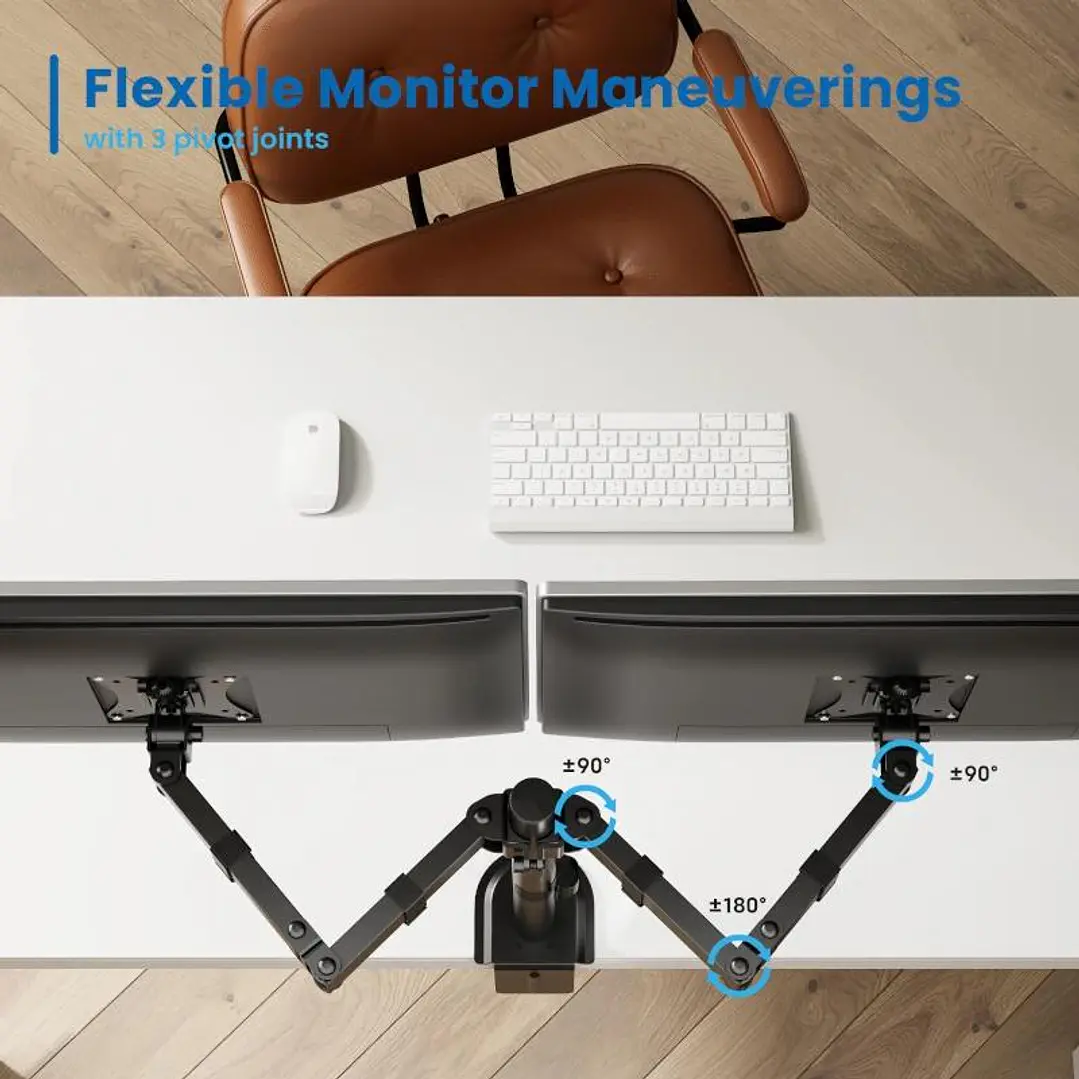 EWENT EW1512 Soporte mesa 2 monitor 13-32