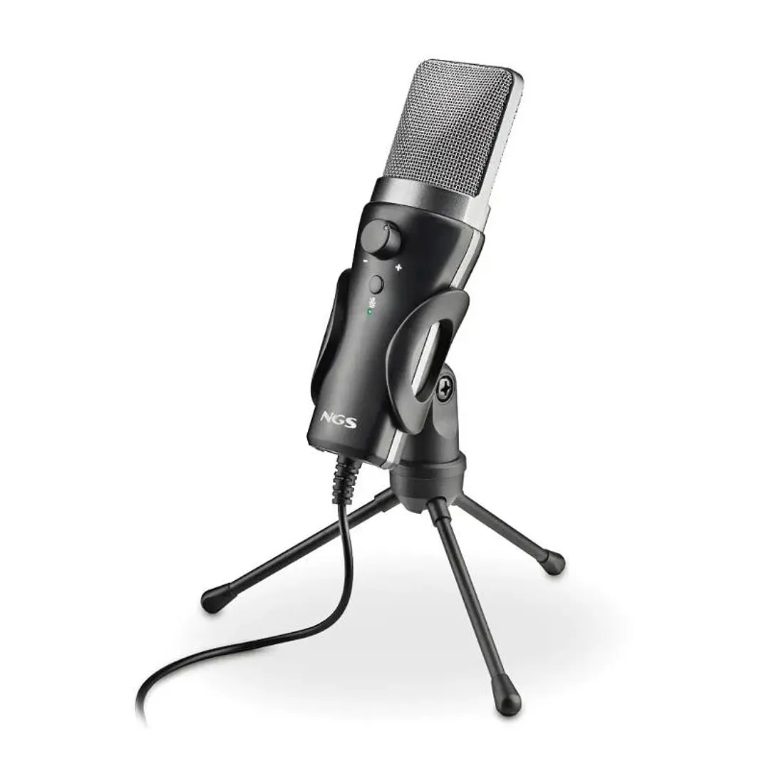 NGS Micrófono PC Usb con soporte tripode 2