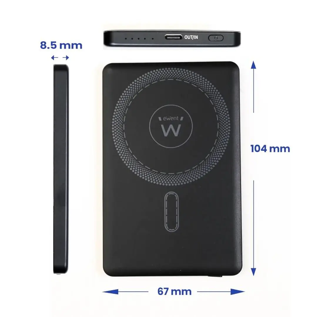 EWENT POWERBANK SLIM 5000mAh MagSafe PD 20W 2