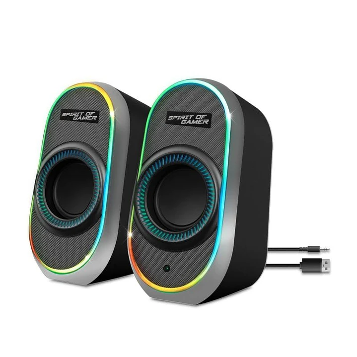Spirit of Gamer Altavoz 2.0 FANATIC 500 RGB Black 1