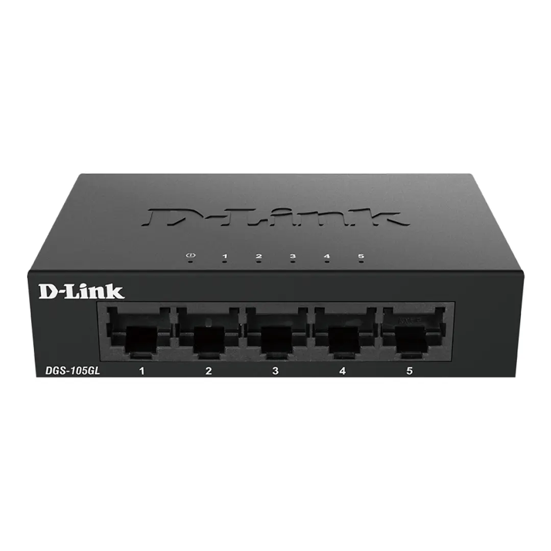 D-Link DGS-105GL Switch 5xGB Metal Plug&Play 1